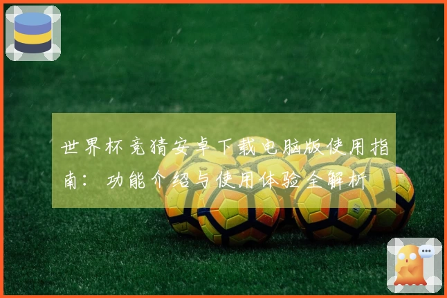 世界杯竞猜安卓下载电脑版使用指南：功能介绍与使用体验全解析